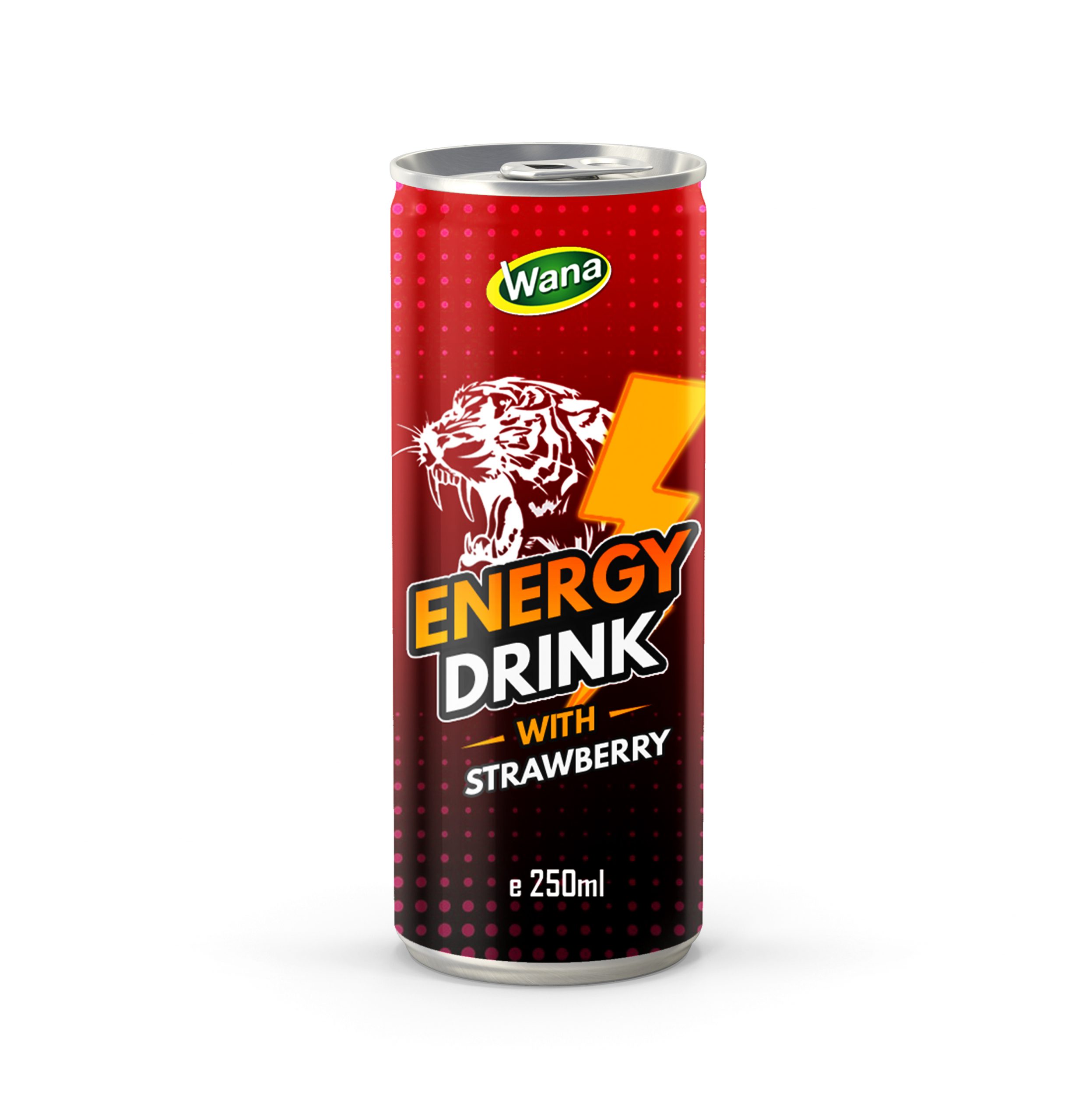 Private Label 250ml Canned Energy Drink with Orange Flavor - Image 2