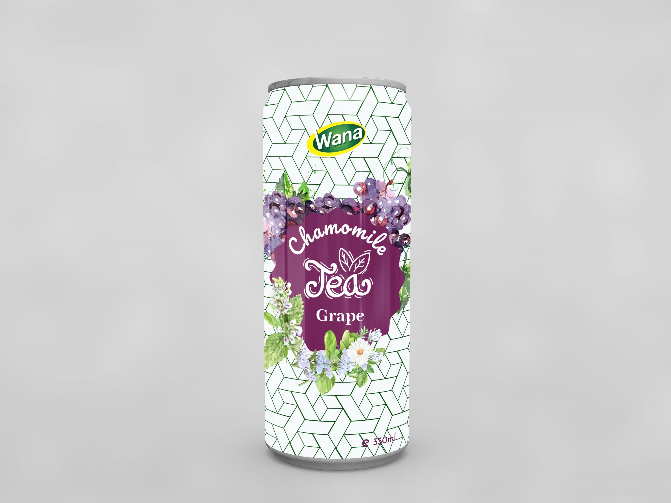Herbal Chamomile Tea Drink with Lemon Flavor 330ml Canned - Image 2