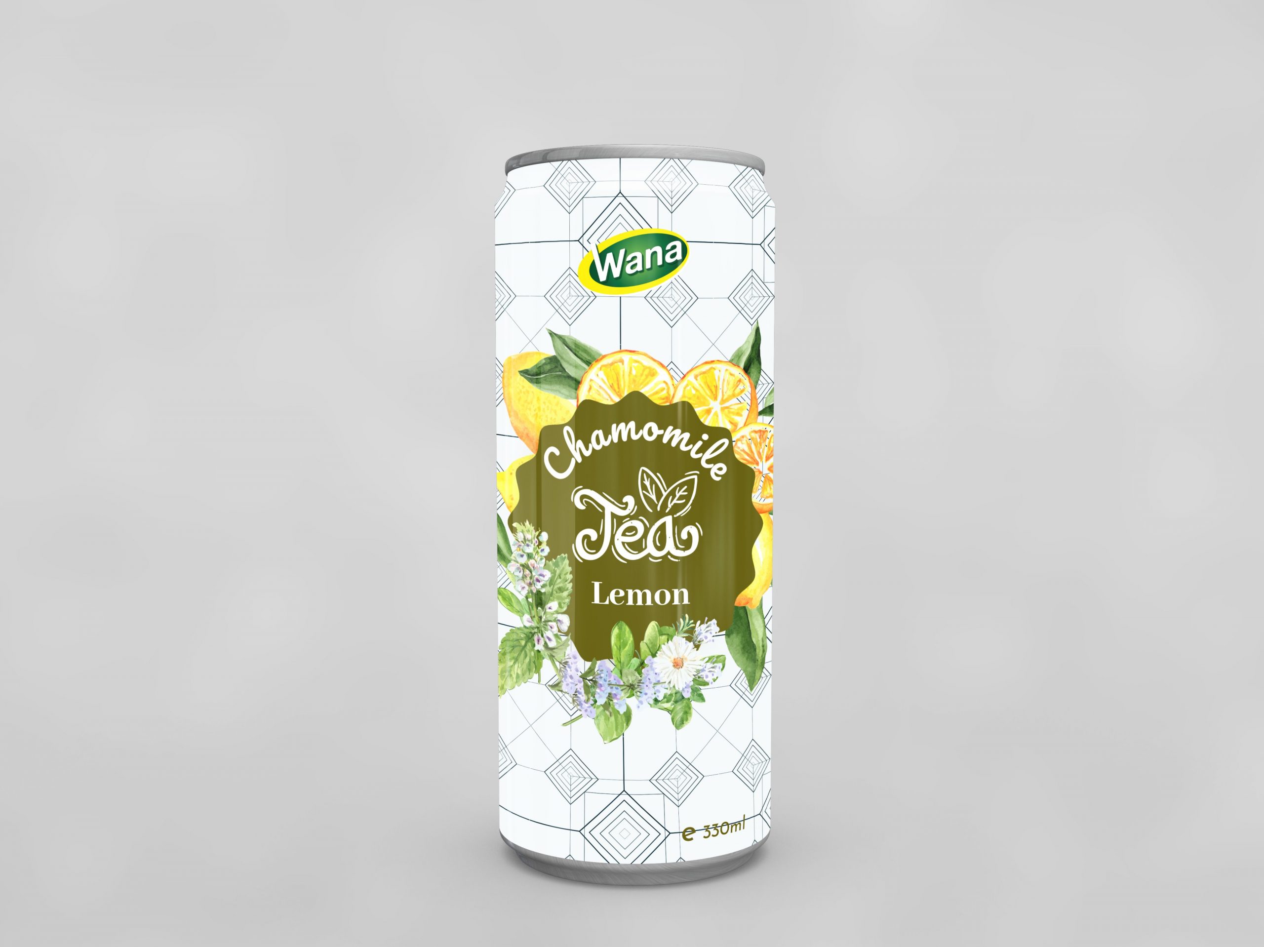 Herbal Chamomile Tea Drink with Lemon Flavor 330ml Canned