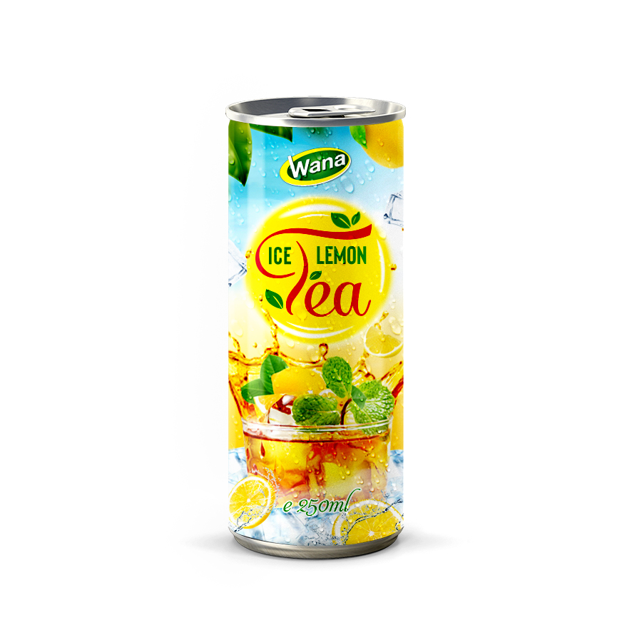 Private Label Iced Tea Drink with Orange Flavor 250ml canned - Image 4