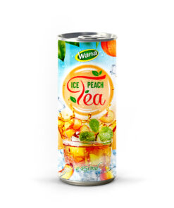 Premium Quality Iced Peach Tea Drink in 250ml Canned