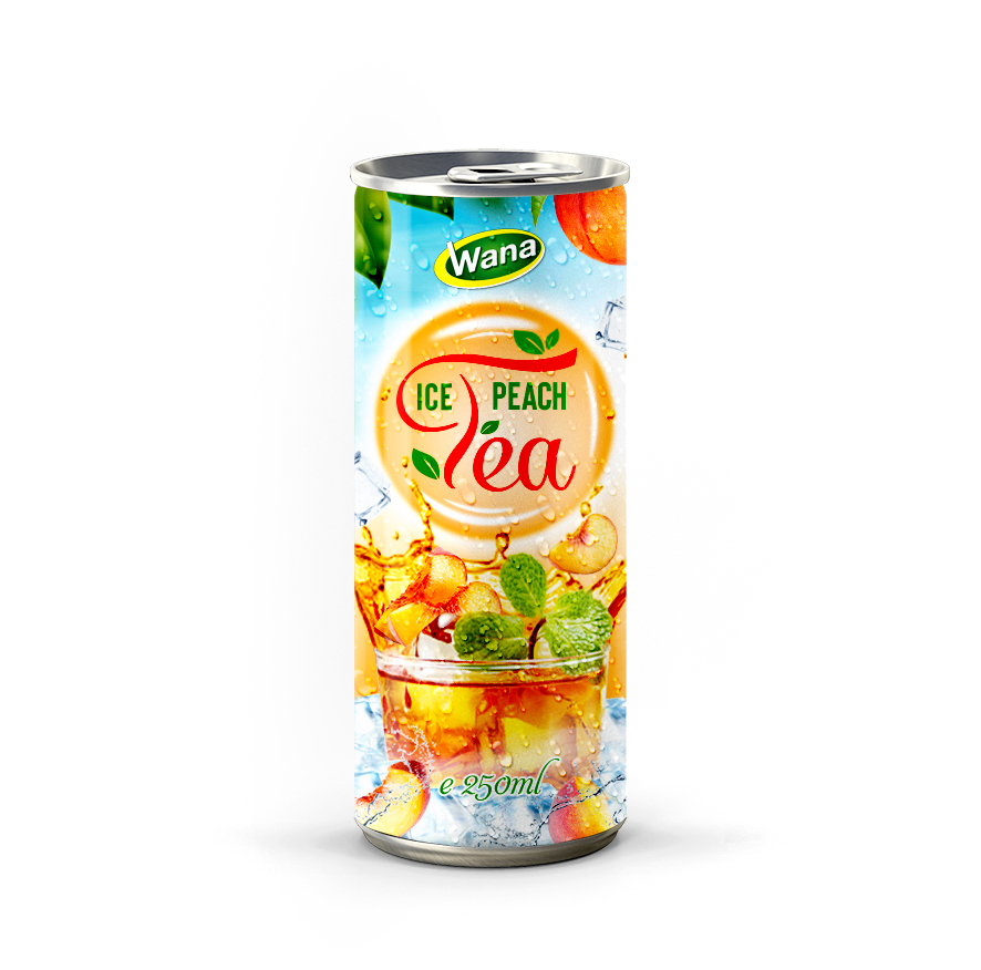 Private Label Iced Tea Drink with Orange Flavor 250ml canned - Image 5