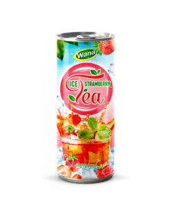 Alternative view of Private Label Iced Tea Drink with Orange Flavor 250ml canned