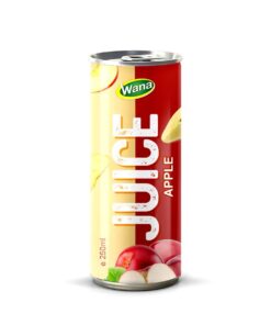 100% Natural Apple Juice Healthy Drink in 250ml canned