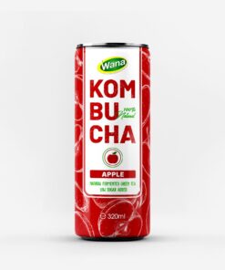 Low sugar added Kombucha Tea Drink 320ml can