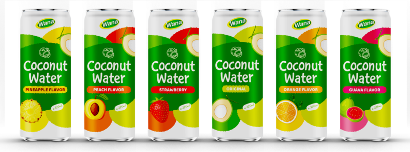FLAVORED COCONUT WATER – 320ml New Version