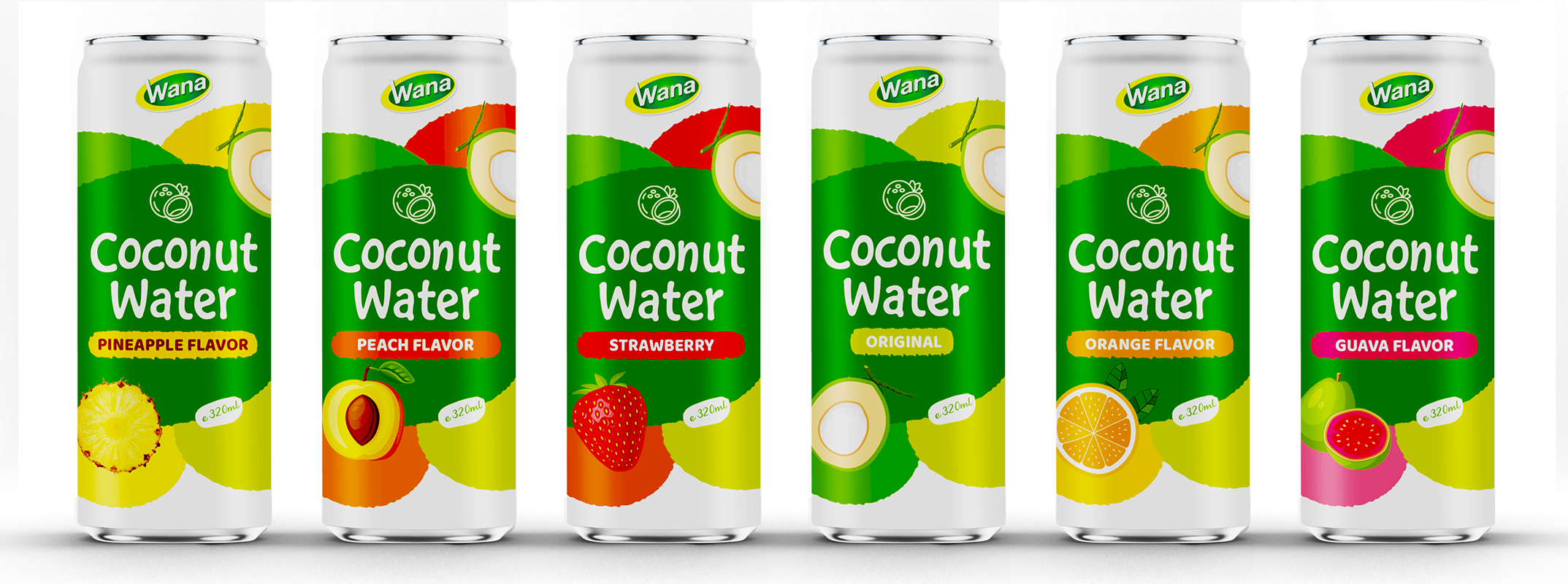 FLAVORED COCONUT WATER – 320ml New Version