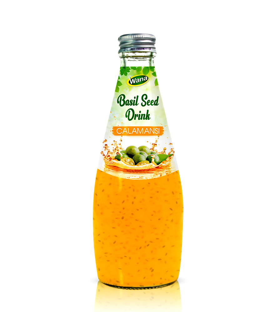 Tamarind Basil Seed Drink in 290ml Glass Bottled - Image 5