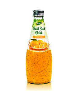Premium Quality Basil Seed Drink with Orange Flavor
