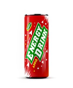 Premium Quality Energy Drink with Apple Flavor 320ml