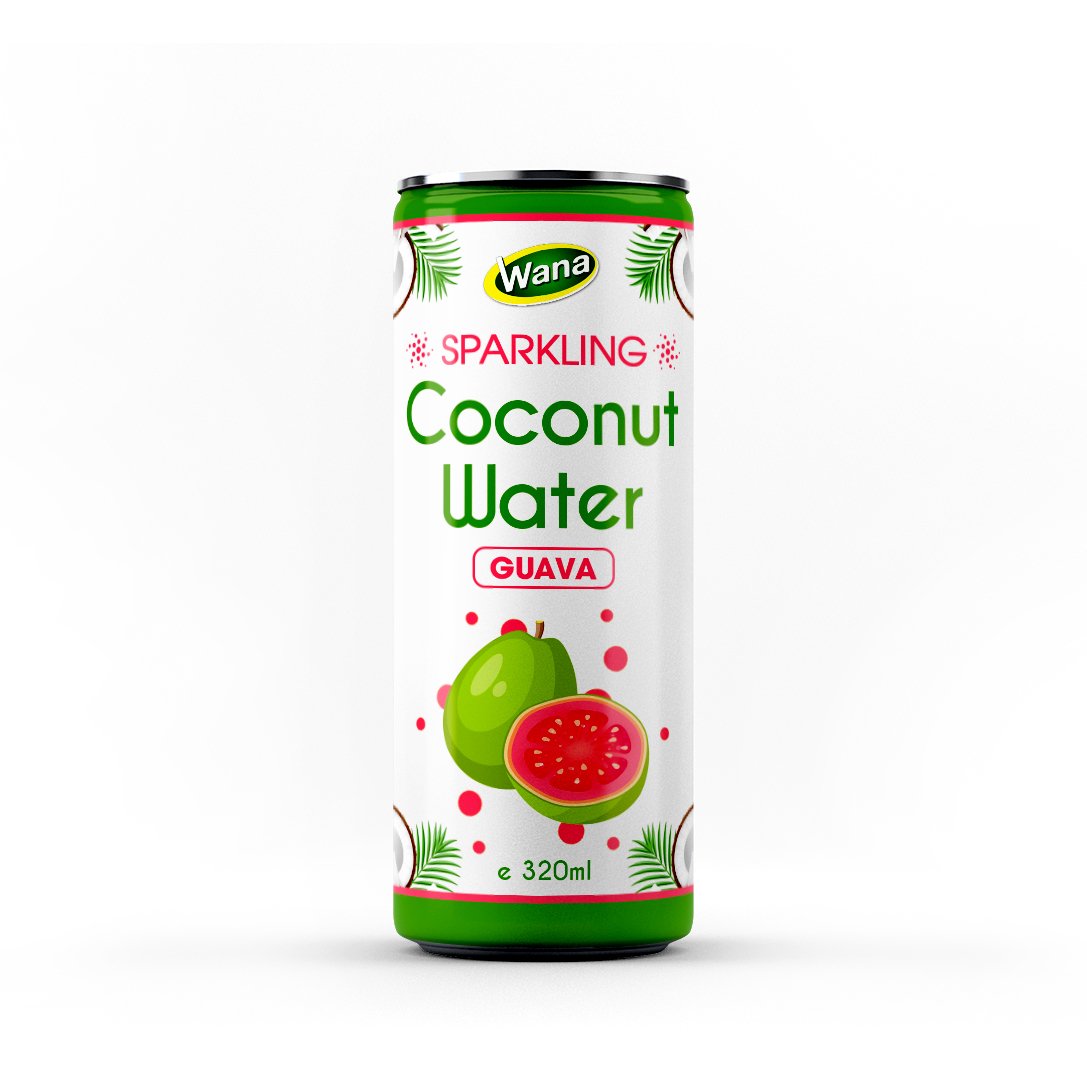 Sparkling Coconut Drink with Strawberry Juice 320mL Canned - Image 4