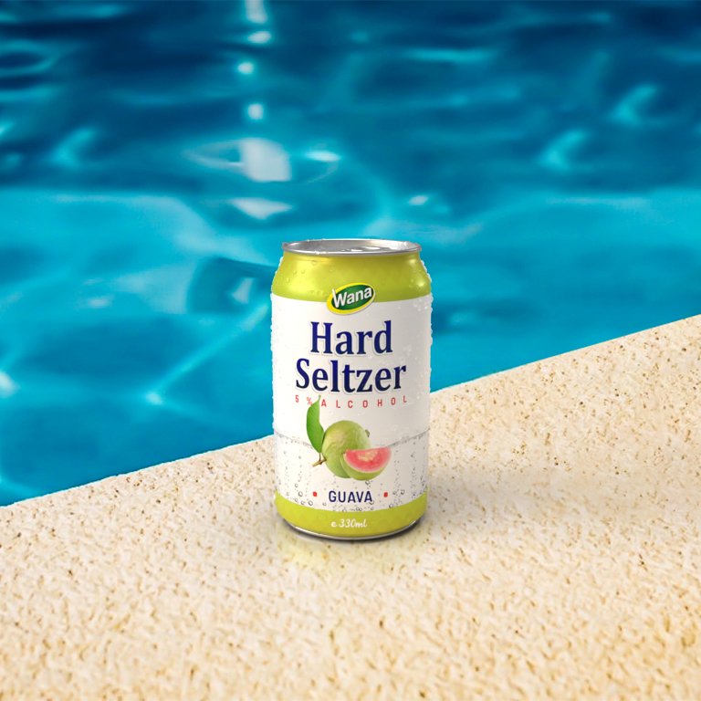 Lychee Mix Hard Seltzer Drink in 330ml Short Can - Image 6