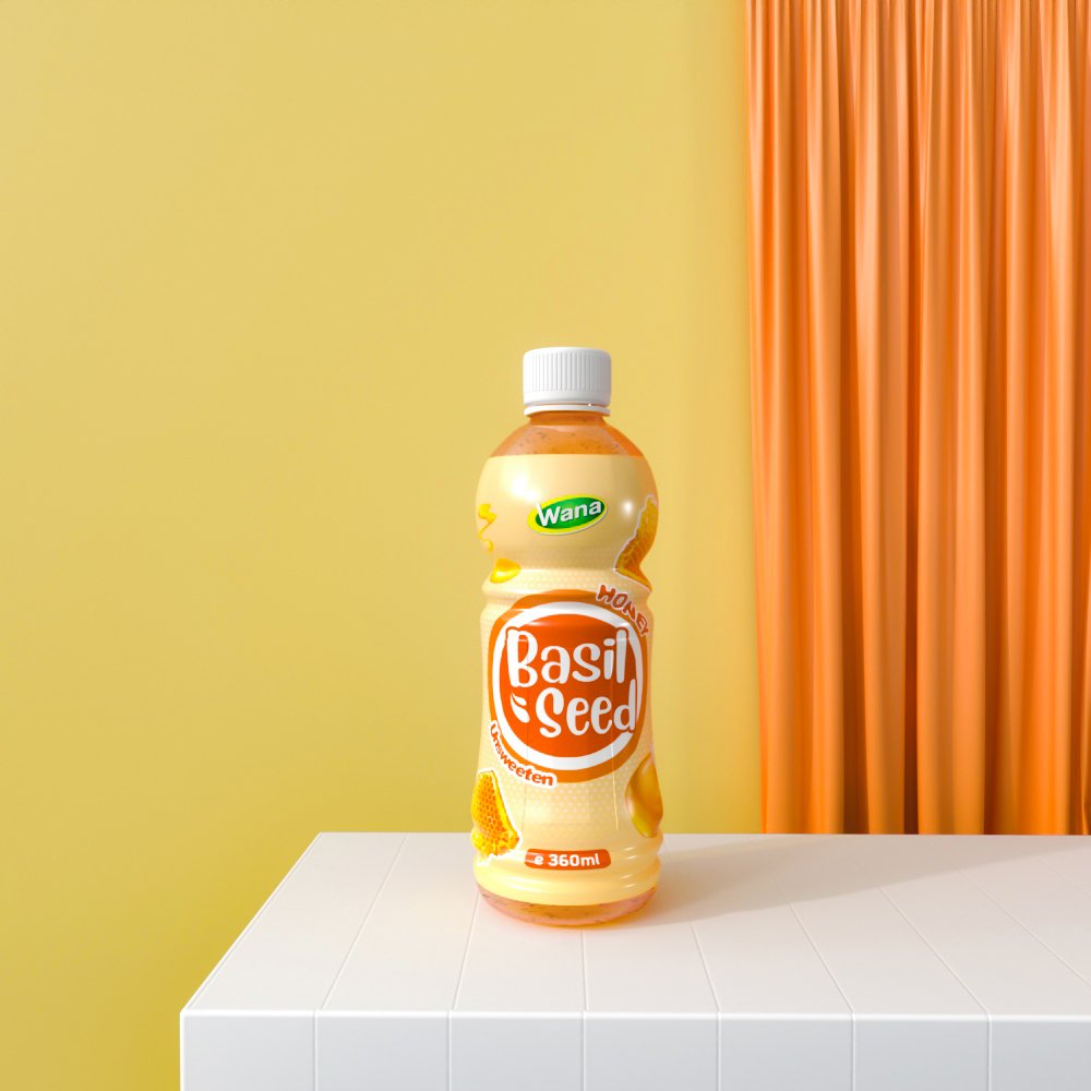 OEM Mint Flavored Basil Seed Drink 360ml - Image 5