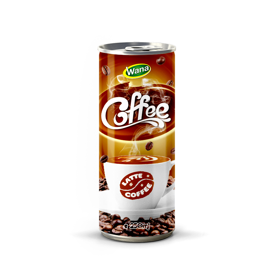 Latte Coffee Drink 250ml (Packing 24 cans/carton)