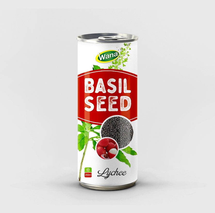 Strawberry Flavored Basil Seed Drink in 250ml Canned - Image 5