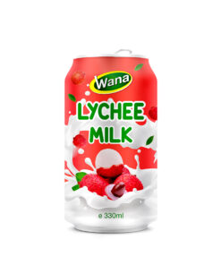 Lychee Milk Drink 330mL Short Canned