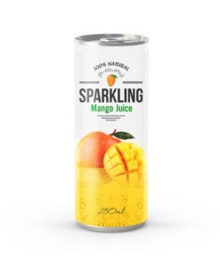 Carbonated Mango Juice Drink in 250ml Canned