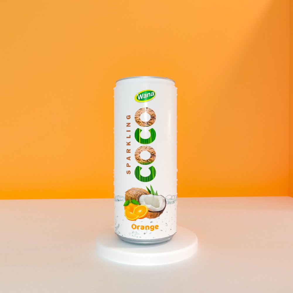 Sparkling Coco Drink with Pineapple Flavor in 250ml - Image 4