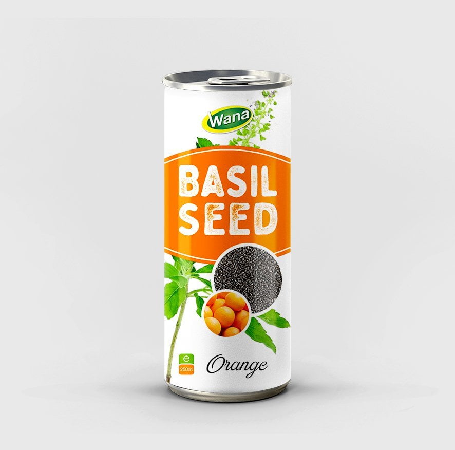 Strawberry Flavored Basil Seed Drink in 250ml Canned - Image 3