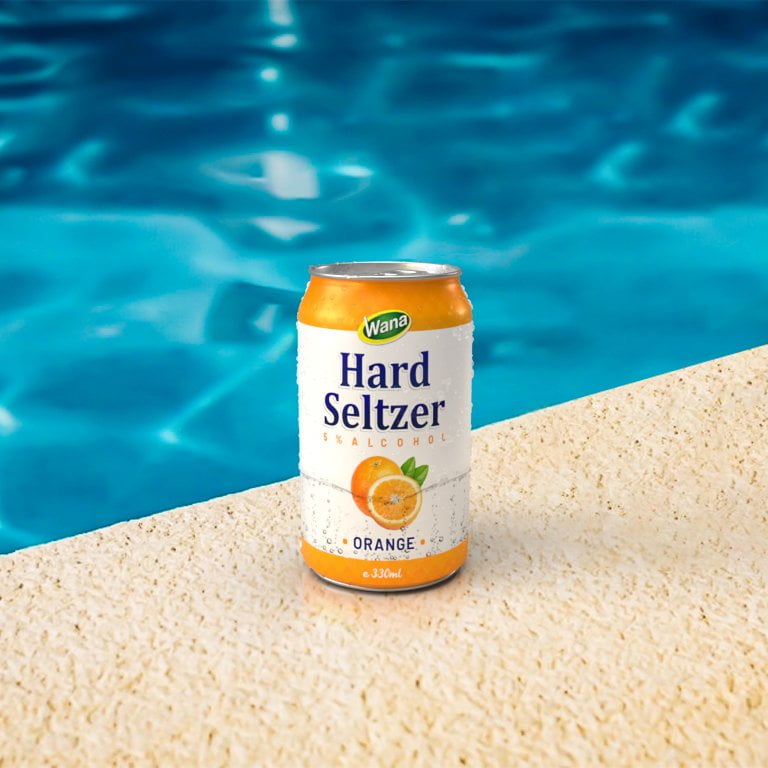 Lychee Mix Hard Seltzer Drink in 330ml Short Can - Image 2