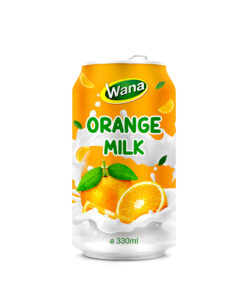 Orange Milk Drink in 330ml Canned Good For Health