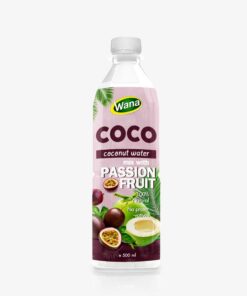 Green Coconut Drink with Passion Flavour 500mL Pet Bottled