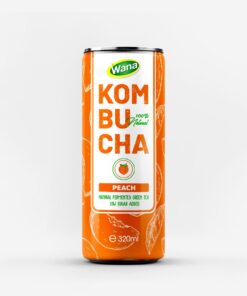 Peach Flavored in Kombucha Tea Drink // OEM Accepted