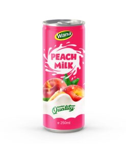 OEM Peach Milk Drinks 250ml Canned