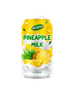 Wholesale Fruit Milk Drink with Pineapple Juice in 330ml Canned