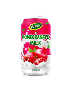 OEM Fruit Milk Drink with Pomegranate Flavor in 330ml Canned
