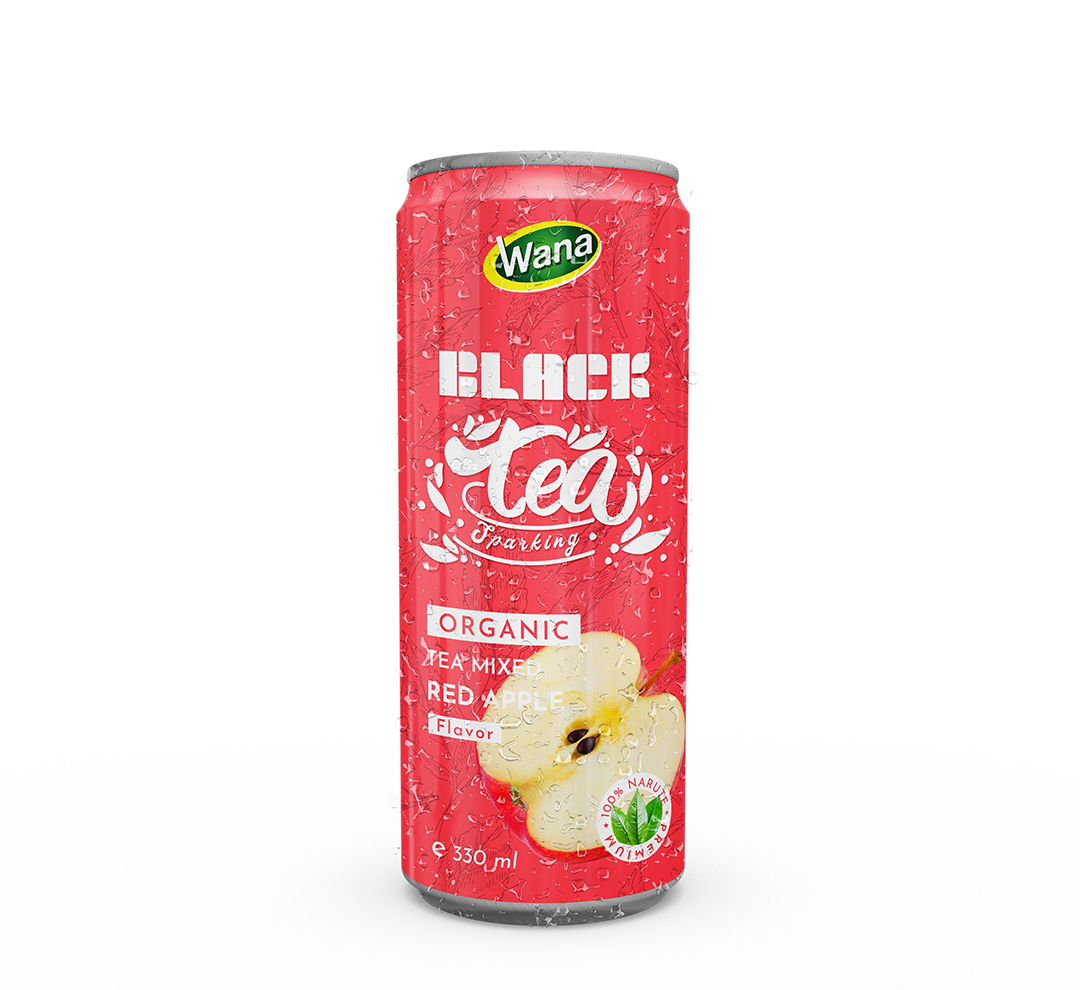 Private Label Sparkling Black Tea Drink