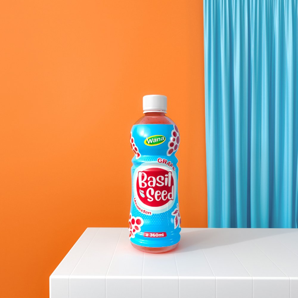 OEM Mint Flavored Basil Seed Drink 360ml - Image 3