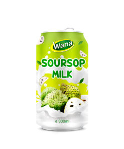 Healthy Fruit Milk Drink with Soursoup Flavor in 330ml Canned