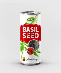 Alternative view of Basil Seed Drink with Rasberry Flavor 250ml Canned