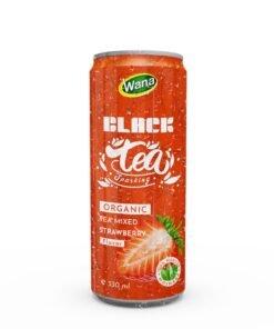 Alternative view of Sparkling Organic Black Tea Drink Mixed Pineapple Juice 330mL Canned