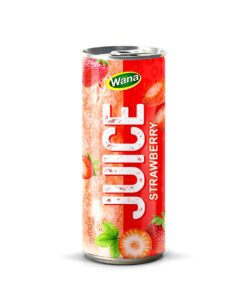 250ml Canned Strawberry Juice Drink from Vietnam brand