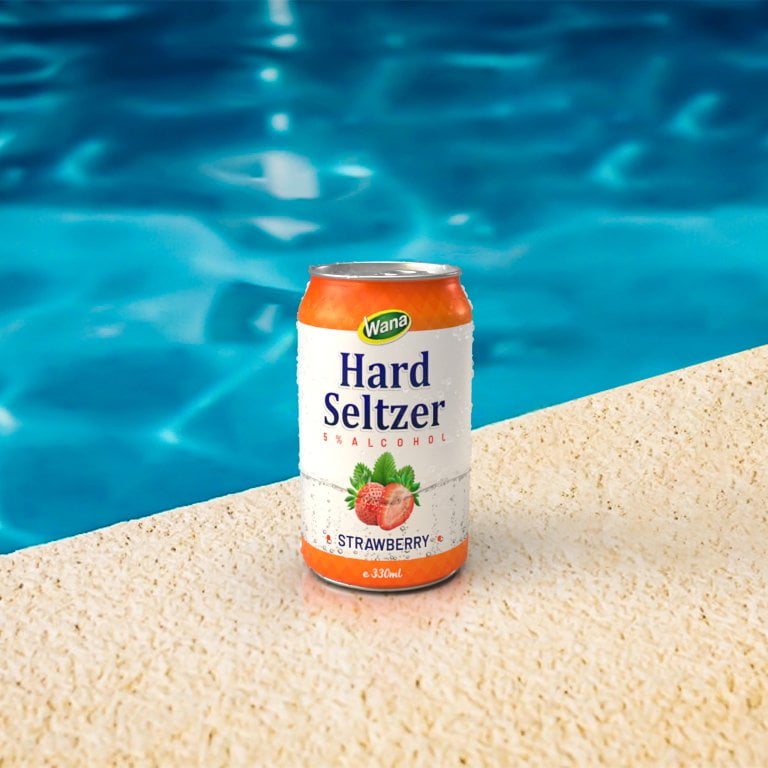 Lychee Mix Hard Seltzer Drink in 330ml Short Can - Image 7