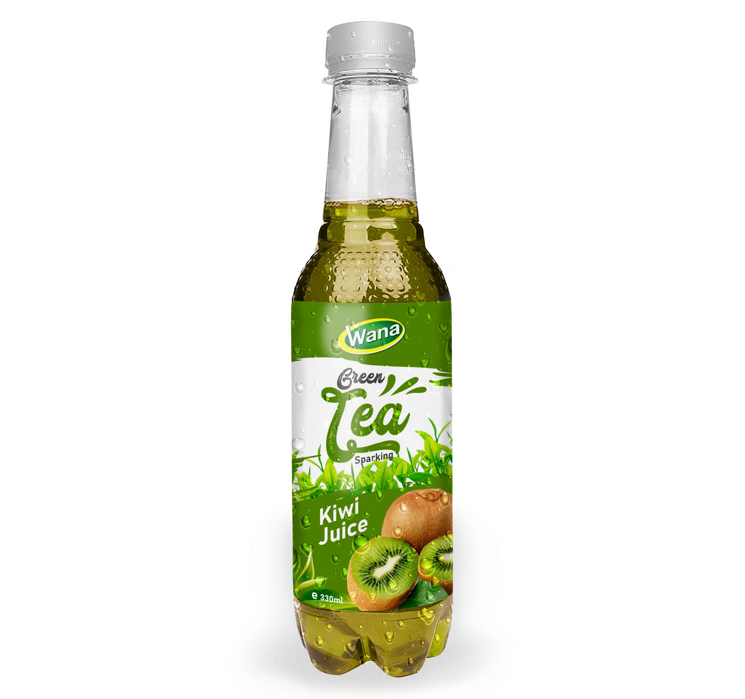 Sparkling Green Tea Drink With Grape Flavor 330mL Pet Bottled - Image 4
