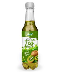 Kiwi Flavored Green Tea Drink with Carbonated 330ml Bottled