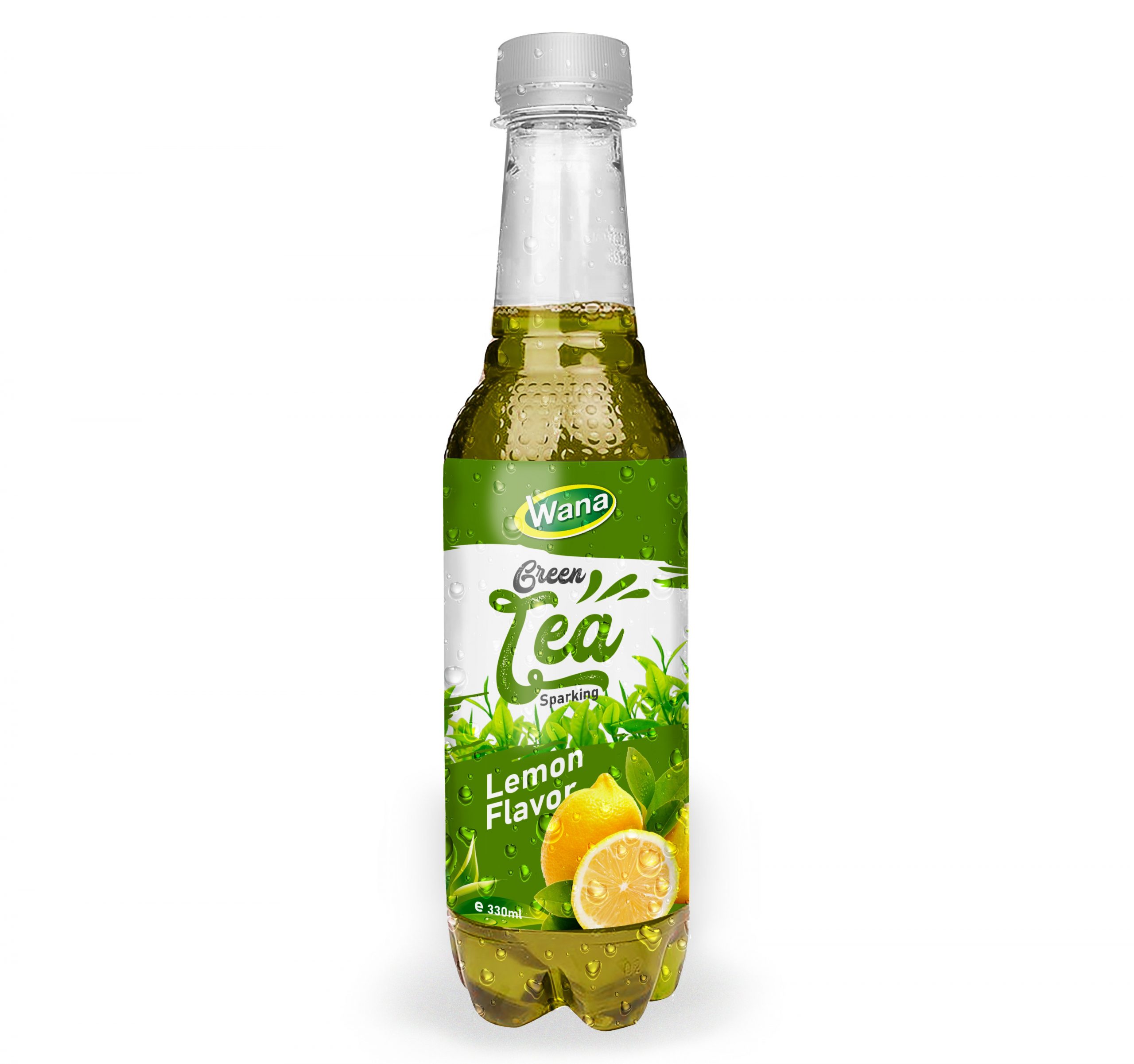 Sparkling Green Tea Drink With Grape Flavor 330mL Pet Bottled - Image 5