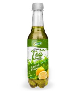 Wholesale Carbonated Green Tea Drink with Lemon Flavor 330ml