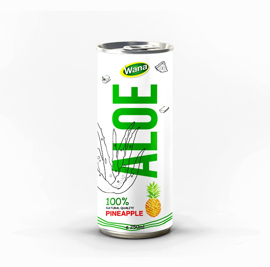 100% Natural Pineapple Flavored Aloe Vera Drink