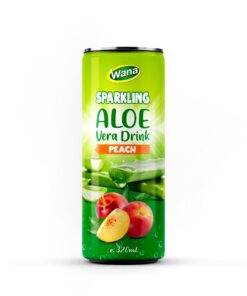 320ml Carbonated Aloe Vera Drink with Peach Flavor