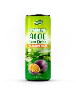 OEM Sparkling Aloe Vera with Passion Fruit Flavor 320ml