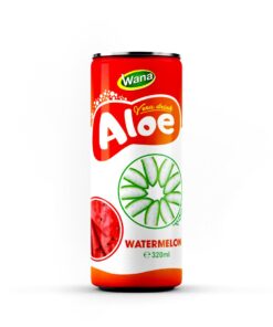  320ml Canned Aloe Vera Drink with Watermelon Flavor 