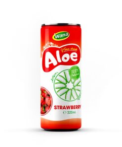  OEM Aloe Vera Drinks with Strawberry Flavor 320ml 