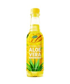 2021 New Arrival Sparkling Aloe Drink with Mango Juice 310mL Pet Bottled