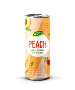 2021 New Edition Hard Seltzer Drink Mixed Peach Flavor 250mL Canned