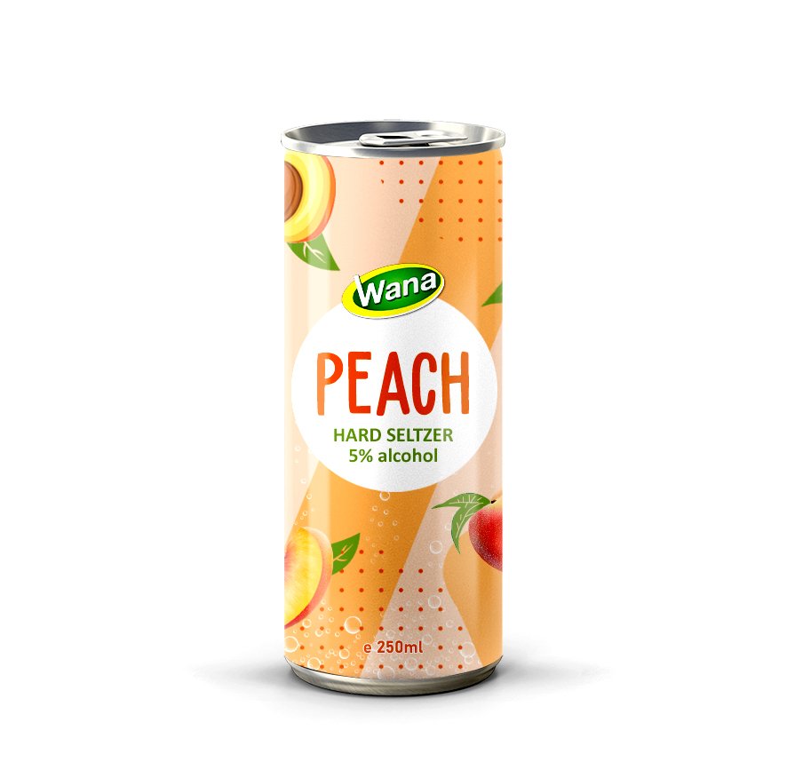5% Alcohol Hard Seltzer with Pineapple Flavor 250mL Canned - Image 6