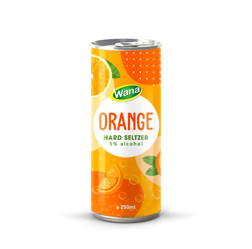 5% Alcohol Hard Seltzer with Pineapple Flavor 250mL Canned - Image 5
